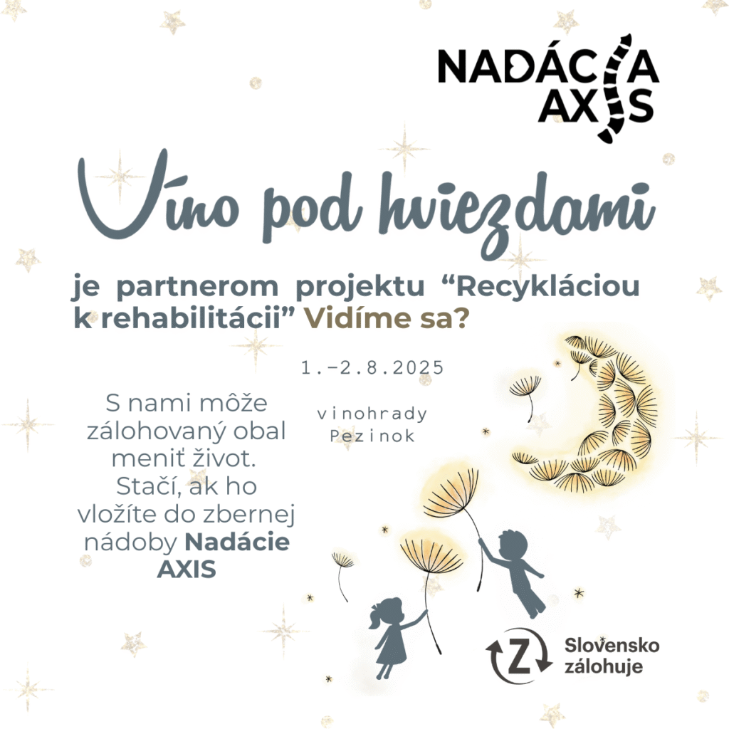 nálepka víno pod hviezdami